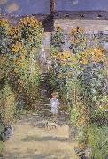 The Artist-s Garden at Veheuil, Claude Monet